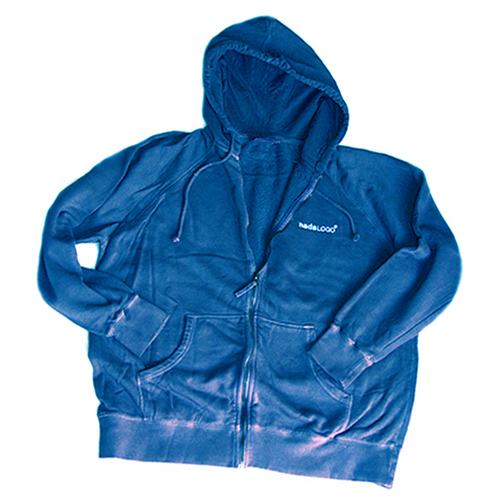 Pigment-Dyed Zipper Hood